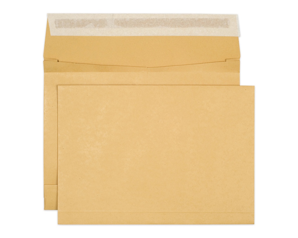 Enveloppes à soufflet, C4, brun, 100 pièces