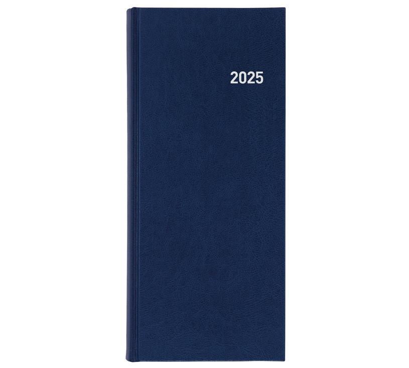 Agenda long Le Jour 2025 bleu foncé