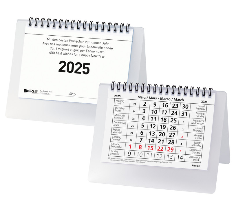 Calendrier de table Seplana 2025 carton