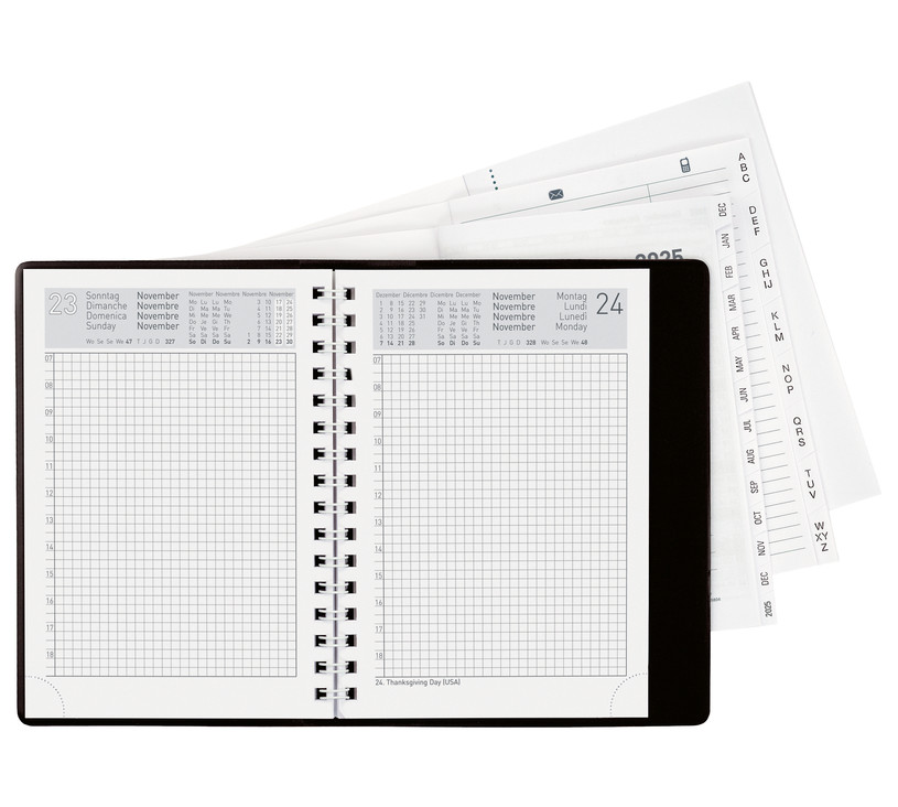 Agenda trimestriel Technikus 4, Wire-O 2025