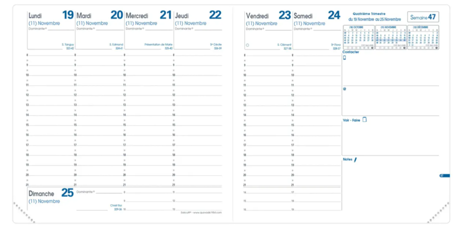 Agenda Quo Vadis Executif 2025