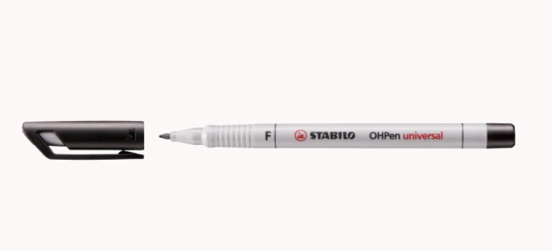 Stabilo OHPen universal fin soluble à l’eau, noir