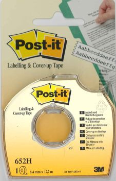 Korrekturband mit Dispenser Post-it 652   8.4mm x 17.7m