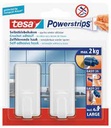 Powerstrips® Tesa 2 Haken und 4 Streifen