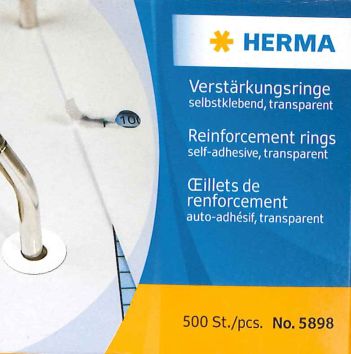 Oeillets de renforcement Herma (500 pièces)