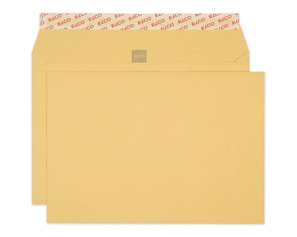 Enveloppes B5, sans fenêtre, kraft brun, 500 pièces