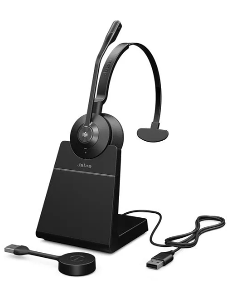 ​​Casque Jabra Engage 55 MS Mono USB-A, station de chargement incluse