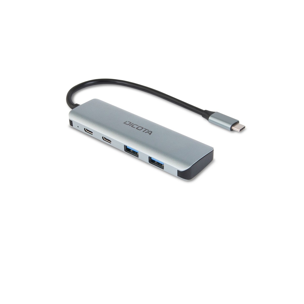 DICOTA USB-A/USB-C Metal HUB 2x USB 3.0 + 2x USB-C