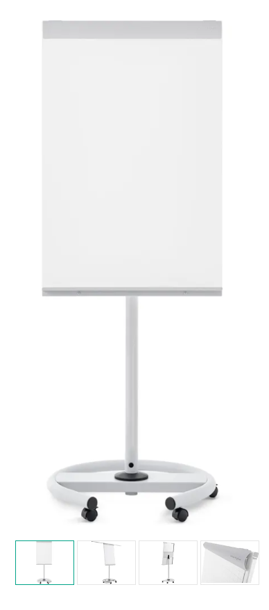 ​​​​Flipchart sur roulettes Magnetoplan 68 x 104 cm