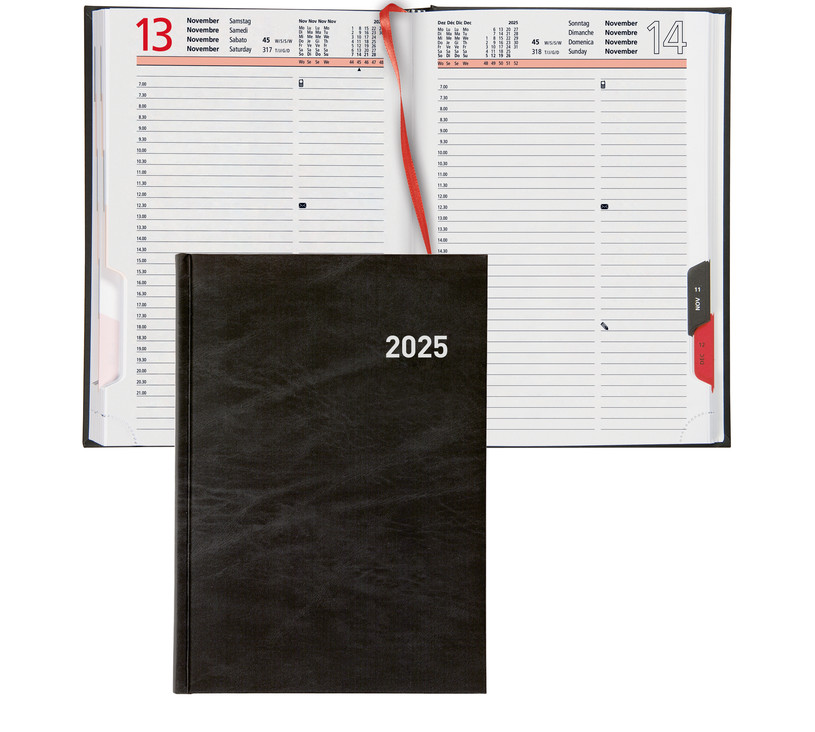 ​Agenda Registra plus 2025 noir