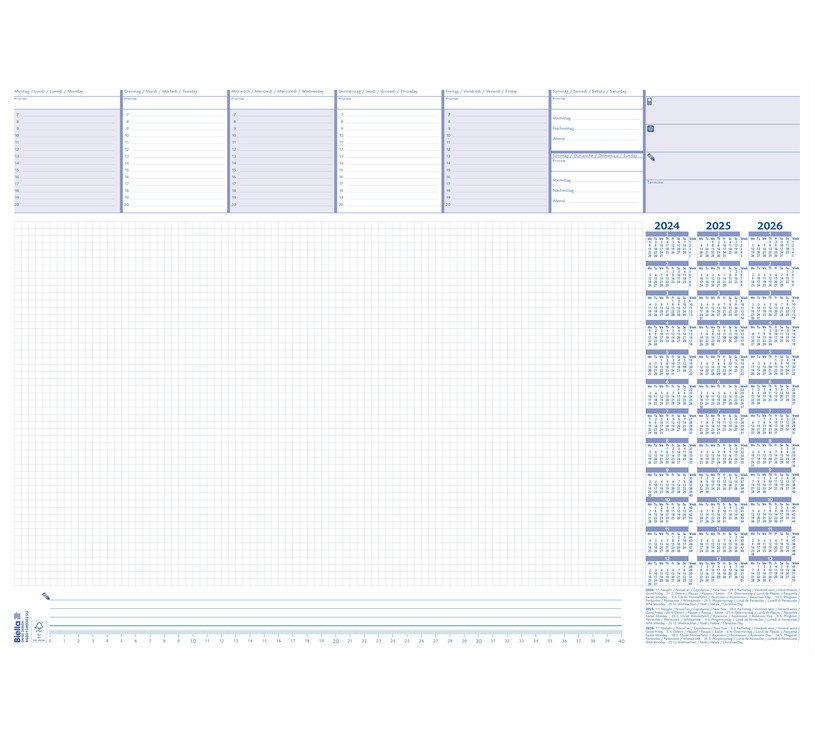 Sous-main 50 feuillets 