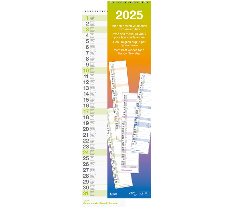 Monatskalender Longus 2025