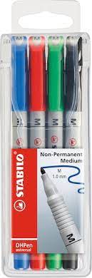 Stabilo OHPen universal medium soluble assortiment