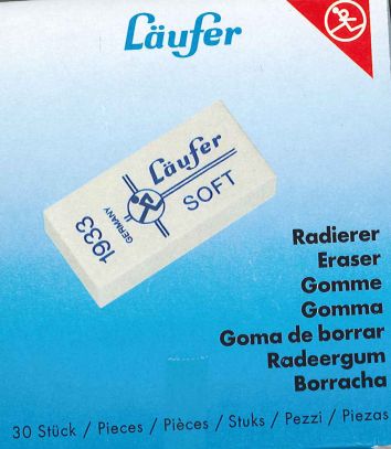 [67.125] Gommes plastiques Läufer Soft (30 pièces)