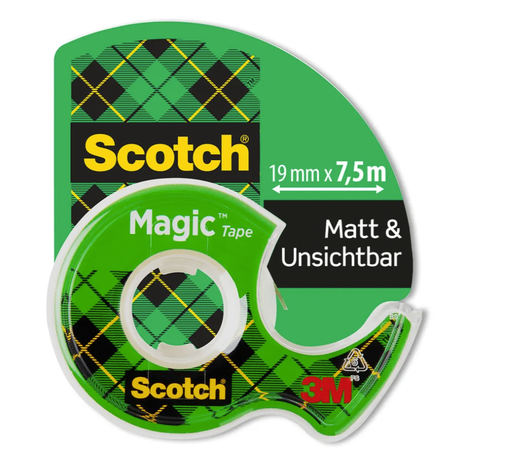 [68.156] Scotch Dérouleur Magic Tape 19 mm x 7.5 m