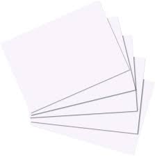 [68.114] Fiches blanches A6 (paquet de 250 feuilles)