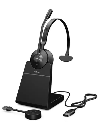 [60.040] ​​Casque Jabra Engage 55 MS Mono USB-A, station de chargement incluse