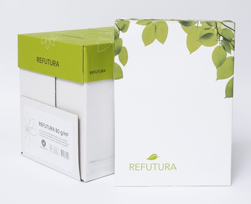 [62.100.5] Papier photocopies A4 80g/m2 Refutura, Box de 2'500 fles