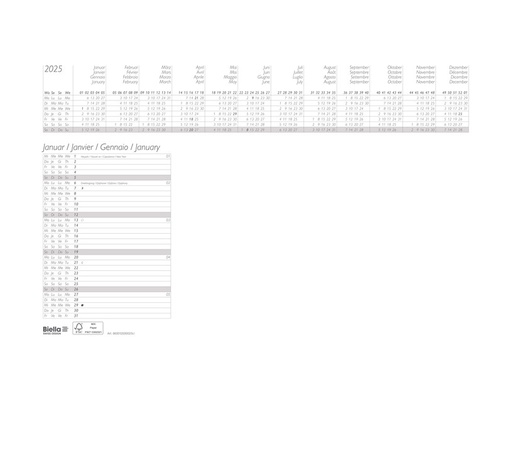 [AG480099] Sous-main 12 feuillets