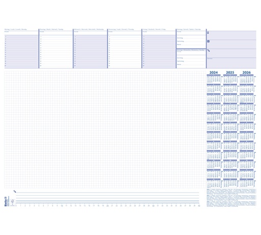 [AG480100] Sous-main 50 feuillets 