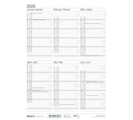 [AG480109] Calendrier de table A4 2024