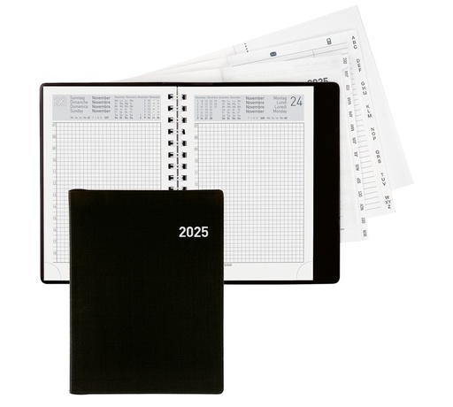 [AG480055] ​Agenda trimestriel Technikus 4, Wire-O 2025