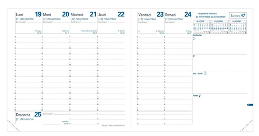 [AG480734] Agenda Quo Vadis Executif 2025, Ersatzinhalt